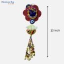 Laddu Gopal Evil Eye Wall Hanging – Beaded Nazar Protection Decor for Home & Office – 13 Inch