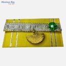 Premium Zari Embellished Shagun Envelope Set – Red, Yellow & Pink | Decorative Tassel Envelopes for Wedding & Festive Gifting (Set of 3)